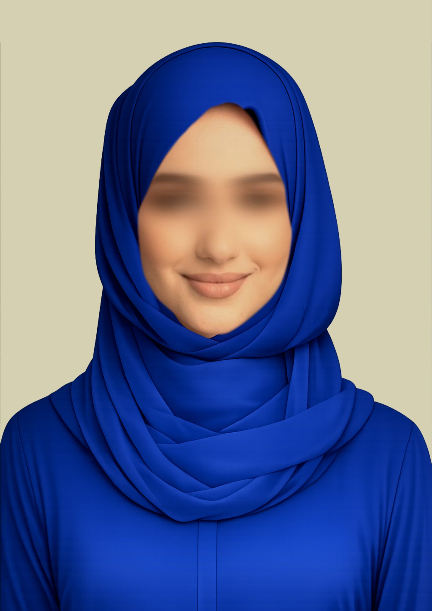 Starlit Night – Deep Blue Hijab