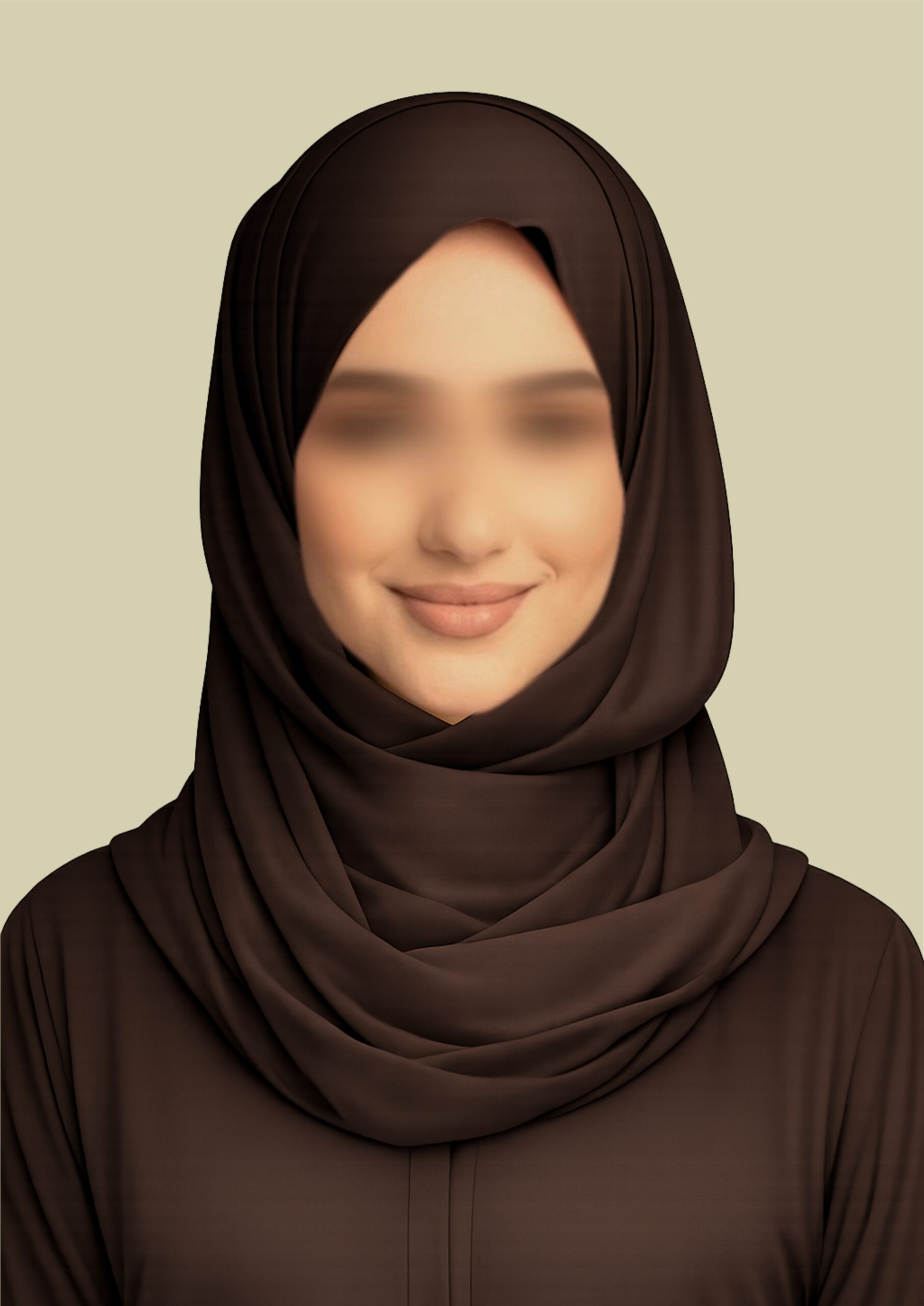 Ancient Bark – Dark Brown Hijab