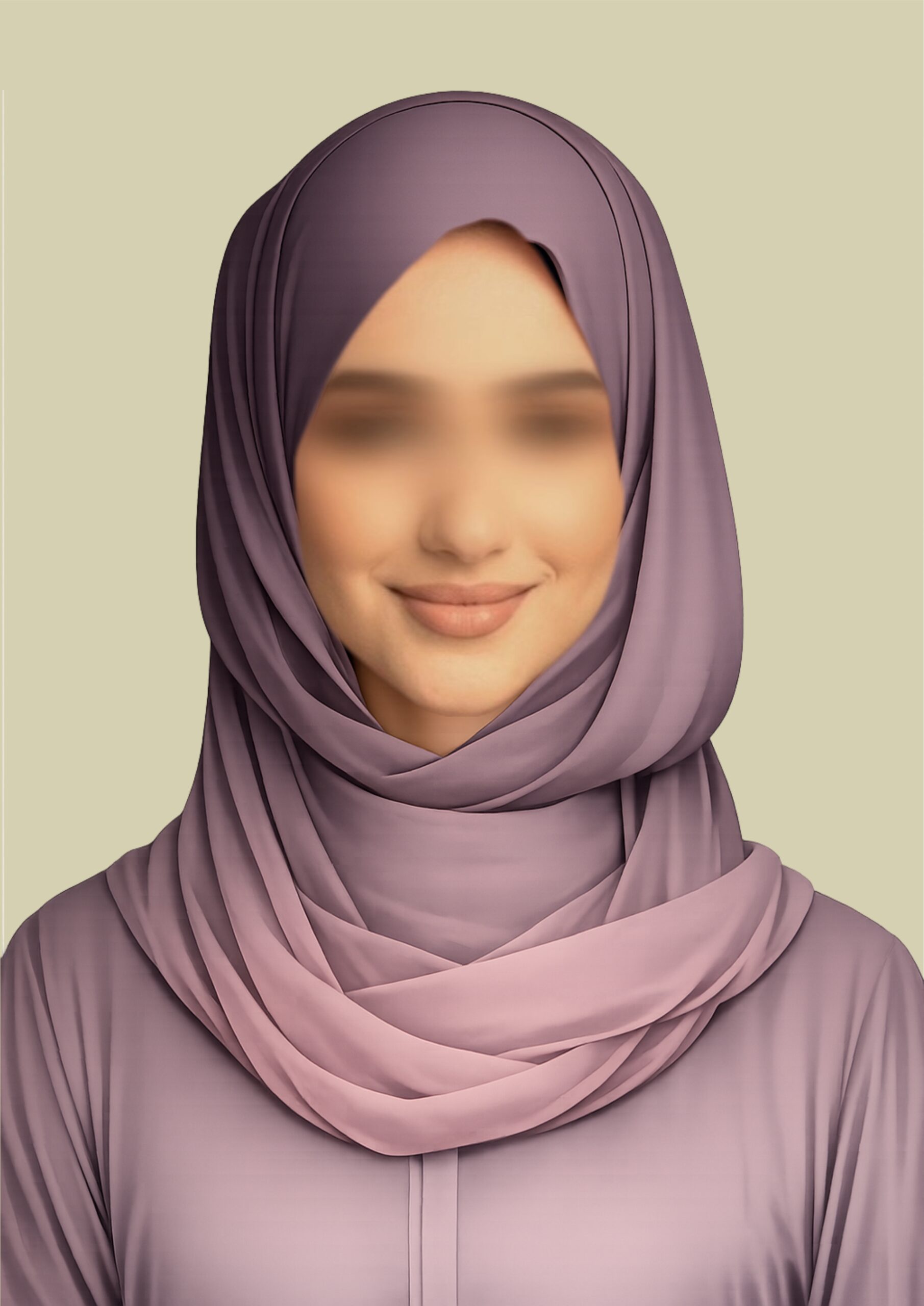 Dusk Plum – Gradient Plum Hijab