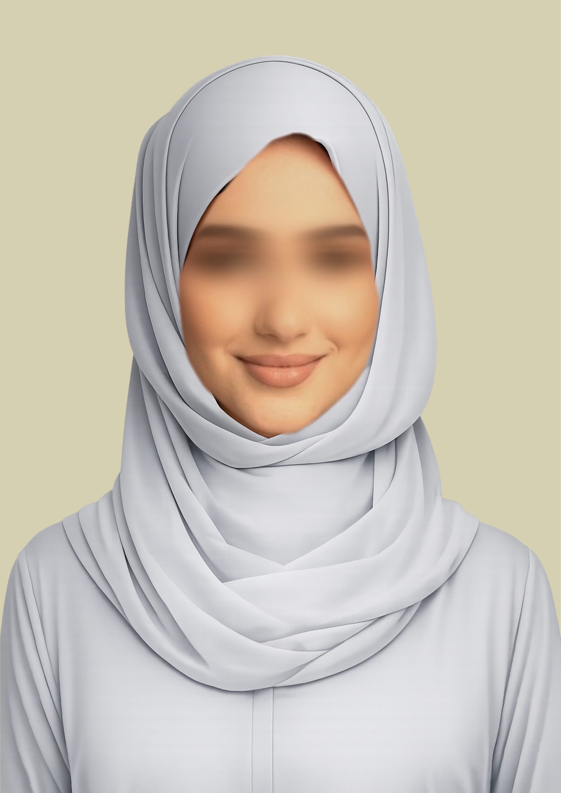 Silver Cloud – Light Grey Hijab