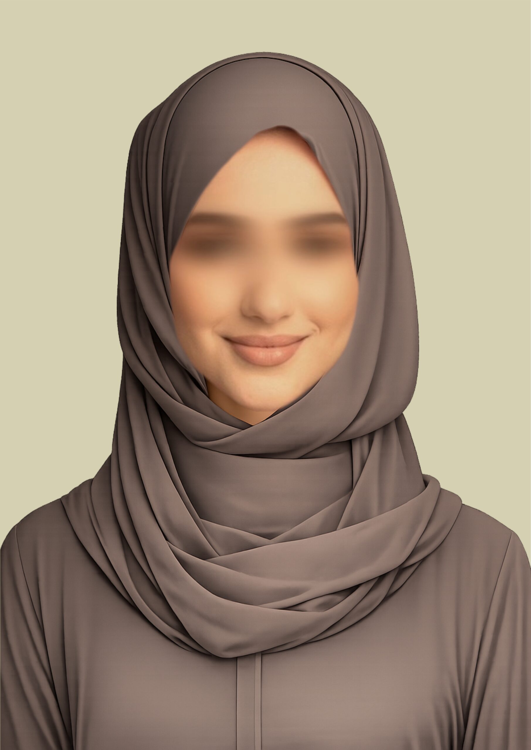 Sacred Stone – Muted Grey-Brown Hijab
