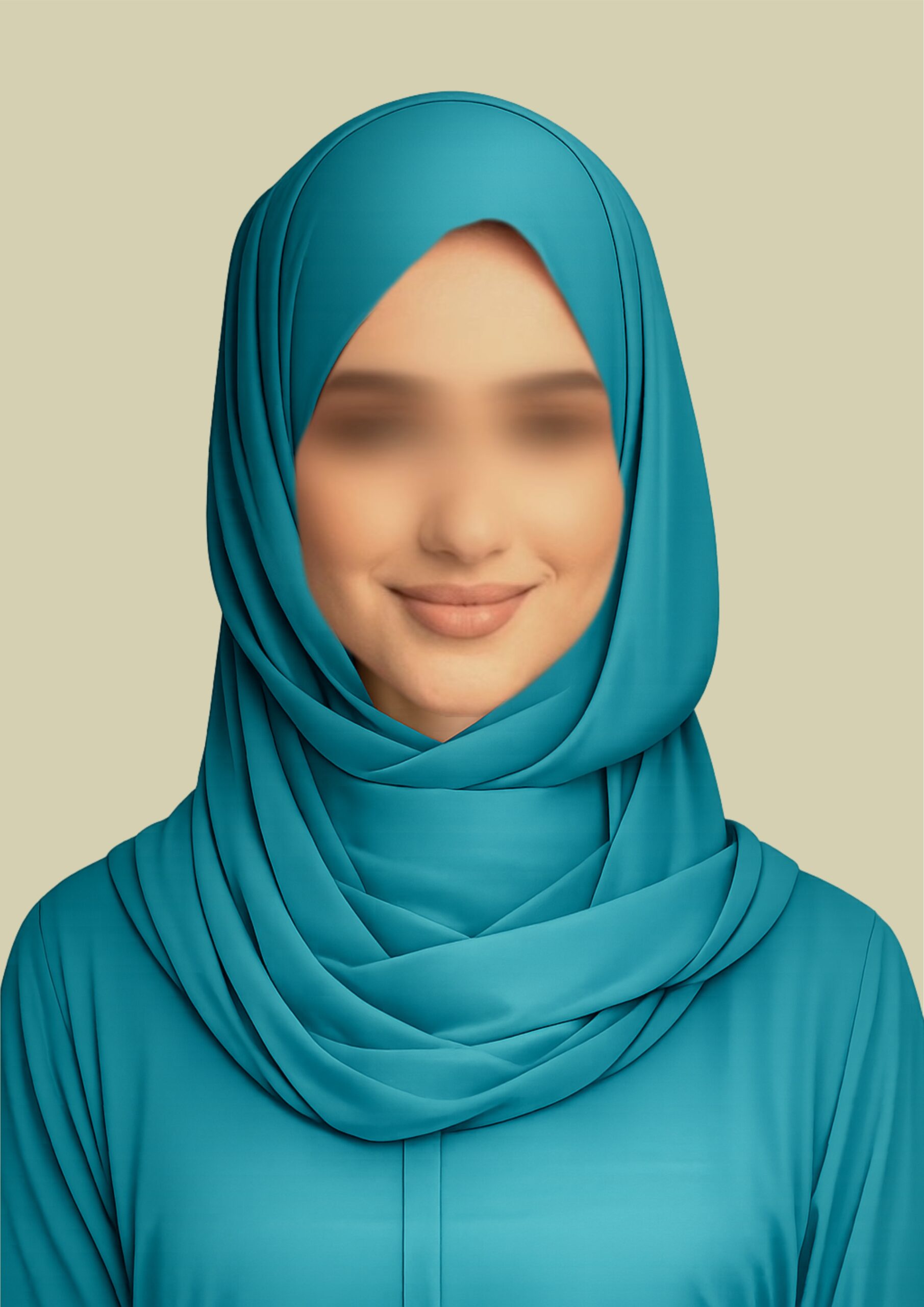 Celestial Teal – Greenish-Blue Hijab