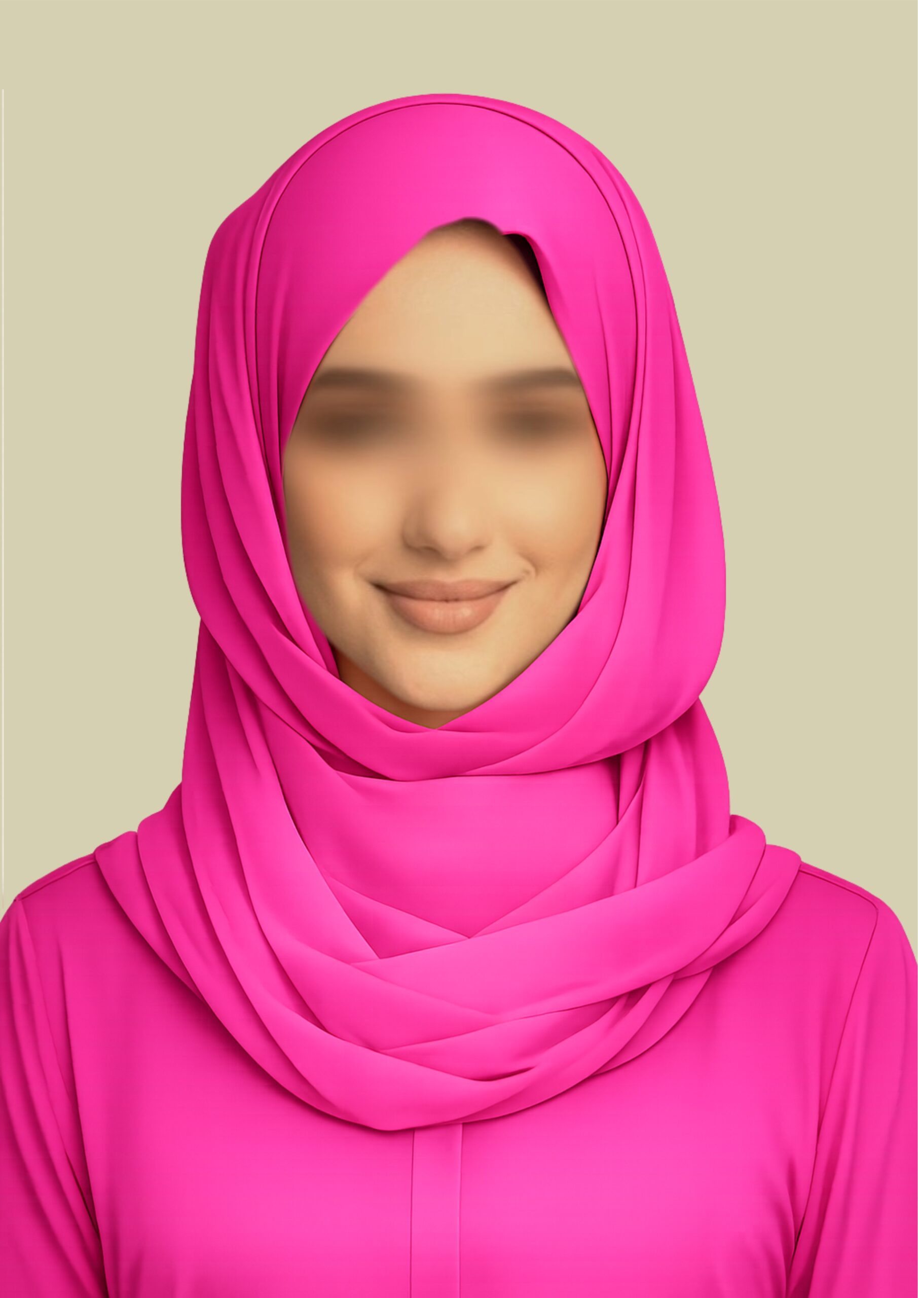 Wild Blossom – Vibrant Pink Hijab